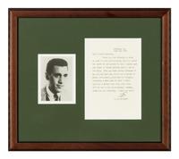 SALINGER, Jerome David (1919-2010). Typed letter signed ("JDS") to Phoebe Marshall, Windsor, Vermont, 10 June 1979.