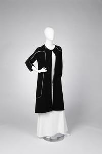 Ralph Rucci Wool Jacket with Net Inserts