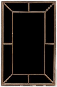 An Italian Giltwood Mirror, Height 40 5/8 x width 28 1/4 inches.