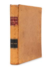 CLEMENS, Samuel Langhorne ("Mark Twain") (1835-1910). The Adventures of Huckleberry Finn . New York: Charles L. Webster & Company, 1885.