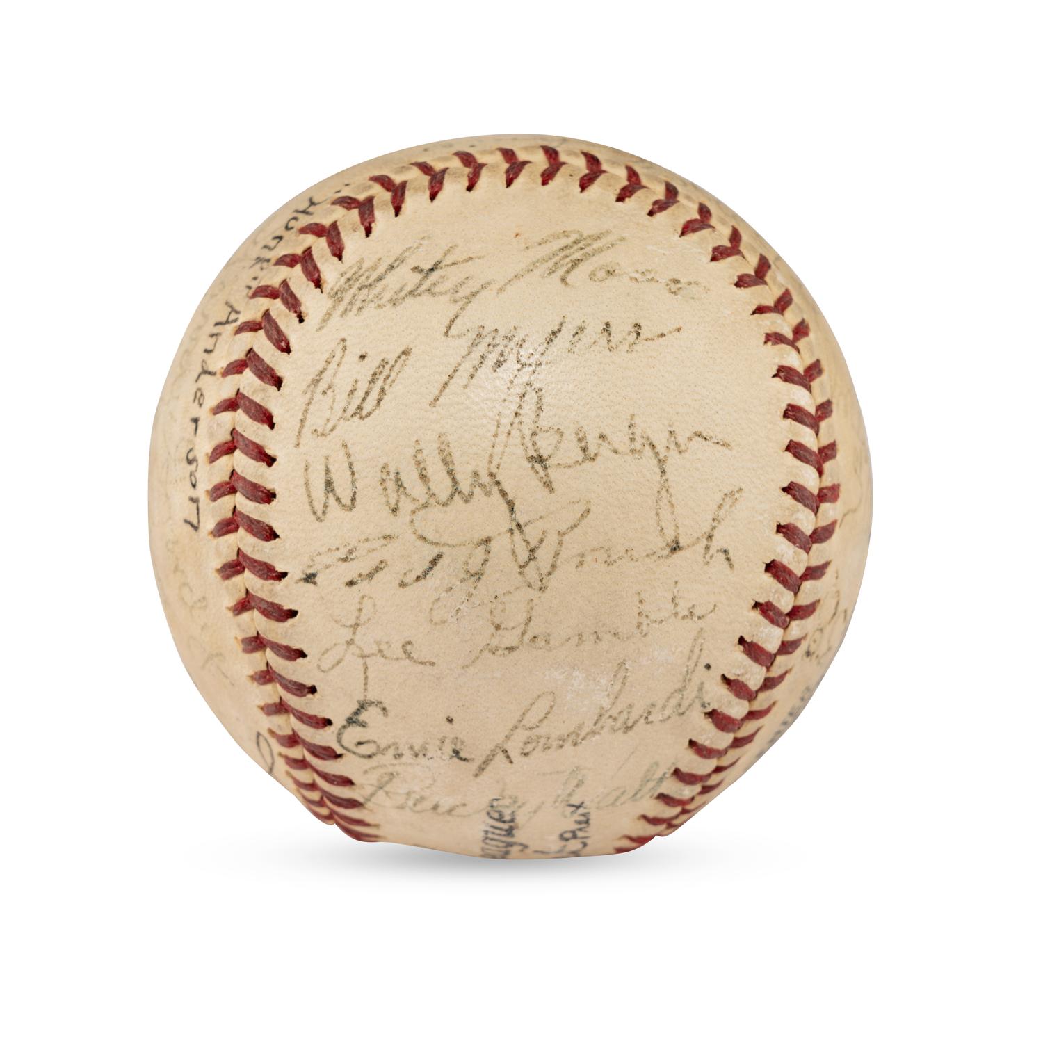 A 1938 Cincinatti Reds Team Signed Autograph Baseball (Beckett Authentication Services)