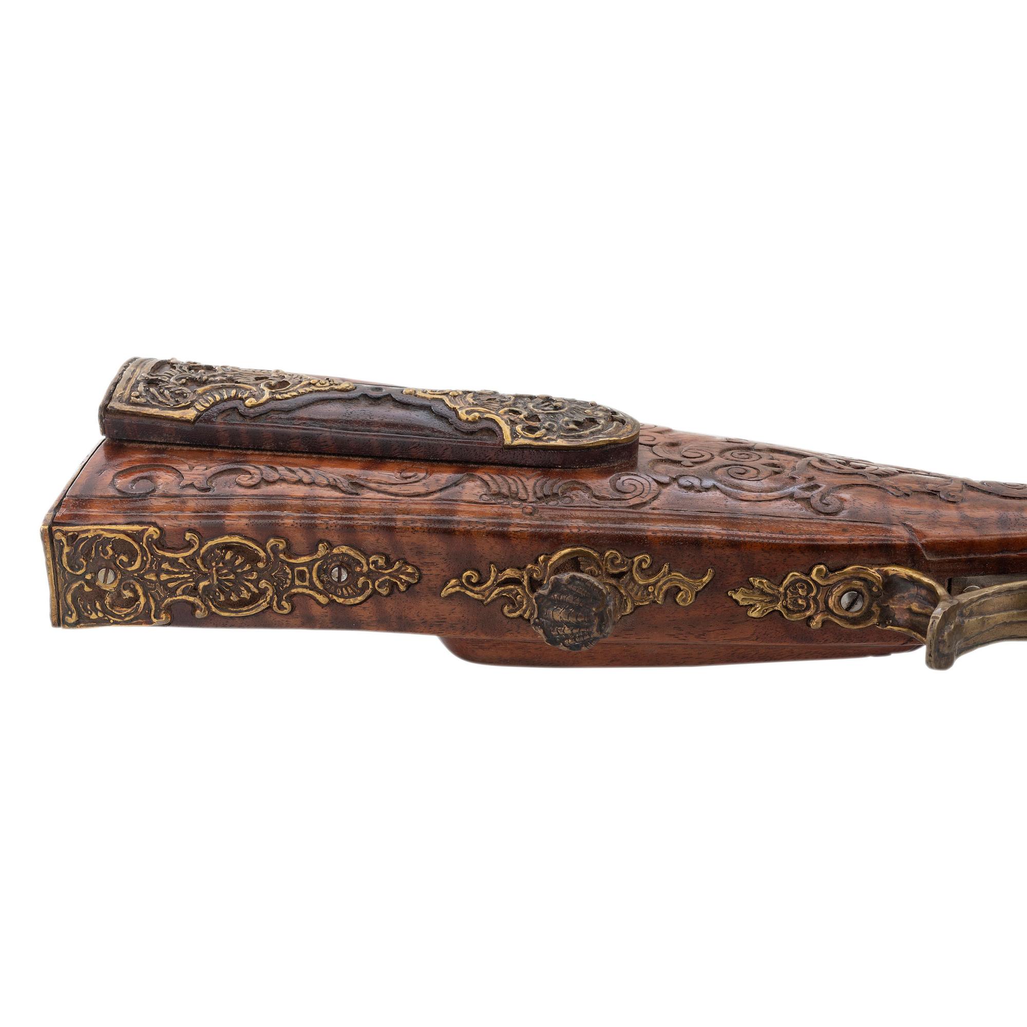 Contemporary Flintlock Jaeger Rifle in the Style of J. Hauer