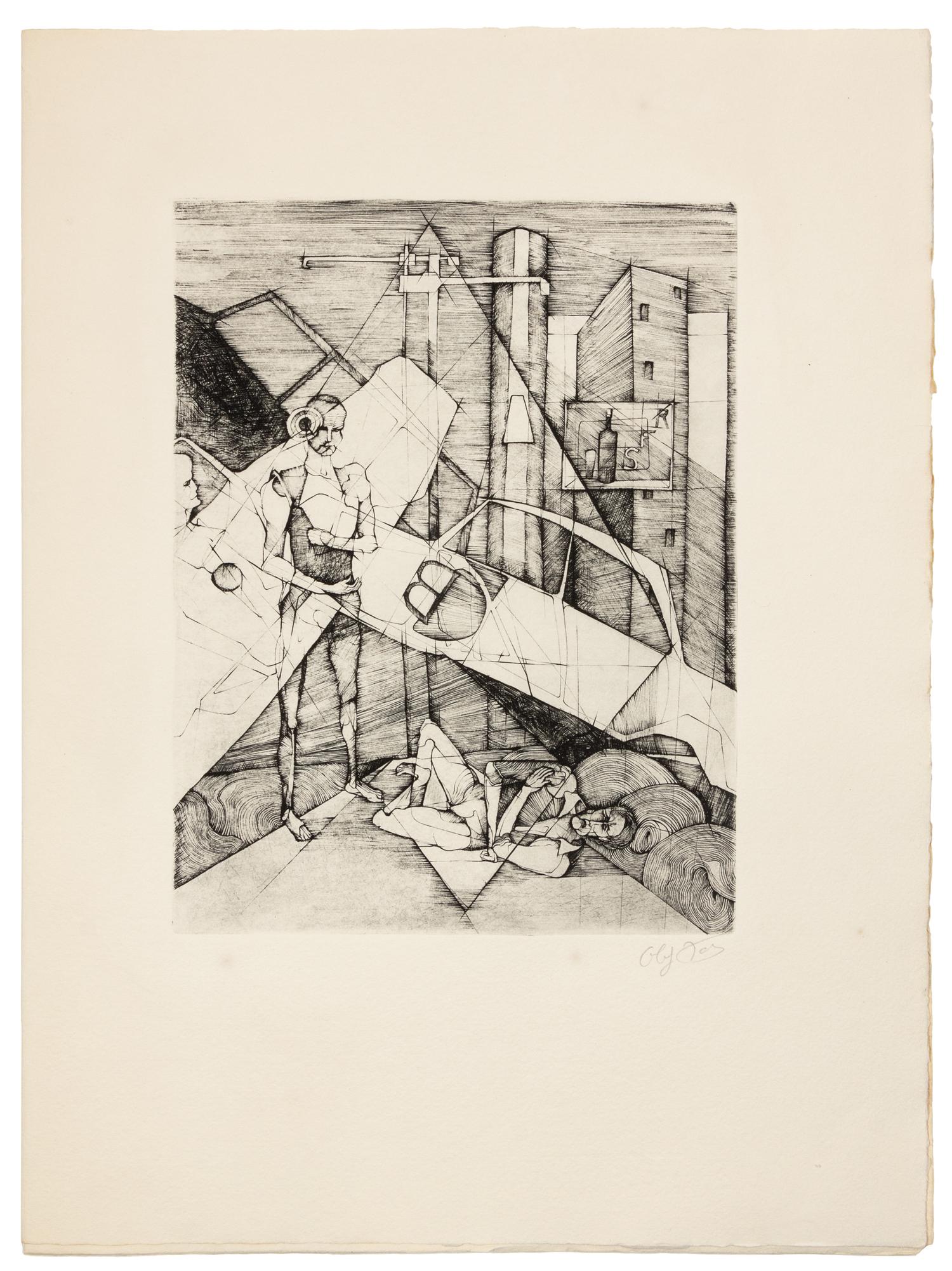 [IDALIE, Olaf -- VERNIERE, Jacques, illustrators] -- CLAVEL, Maurice (1920-1979). Le Soulèvement De La Vie. Verona: Jacques Verniere, 1974.
