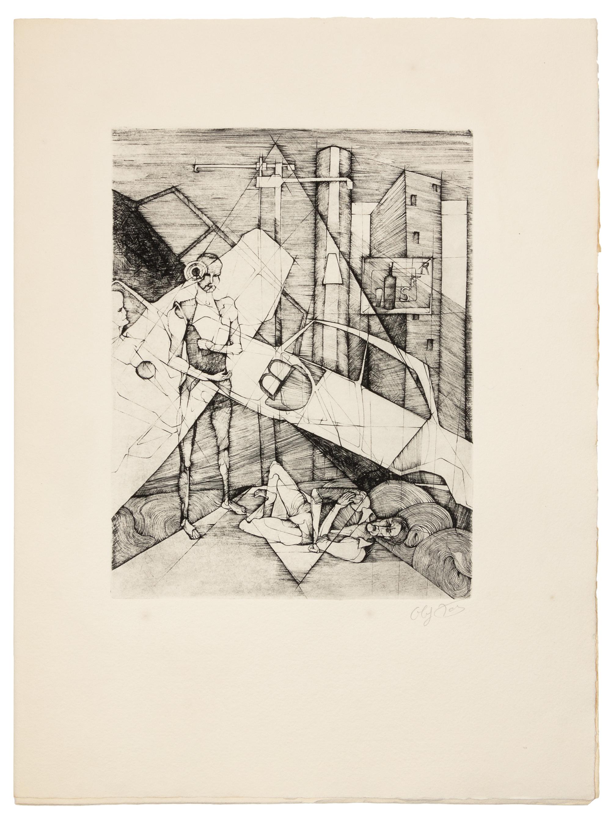 [IDALIE, Olaf -- VERNIERE, Jacques, illustrators] -- CLAVEL, Maurice (1920-1979). Le Soulèvement De La Vie. Verona: Jacques Verniere, 1974.