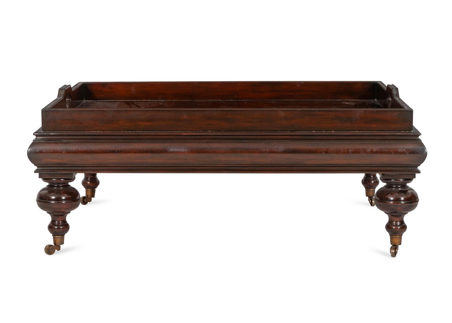 A Ralph Lauren Mahogany Cocktail Table