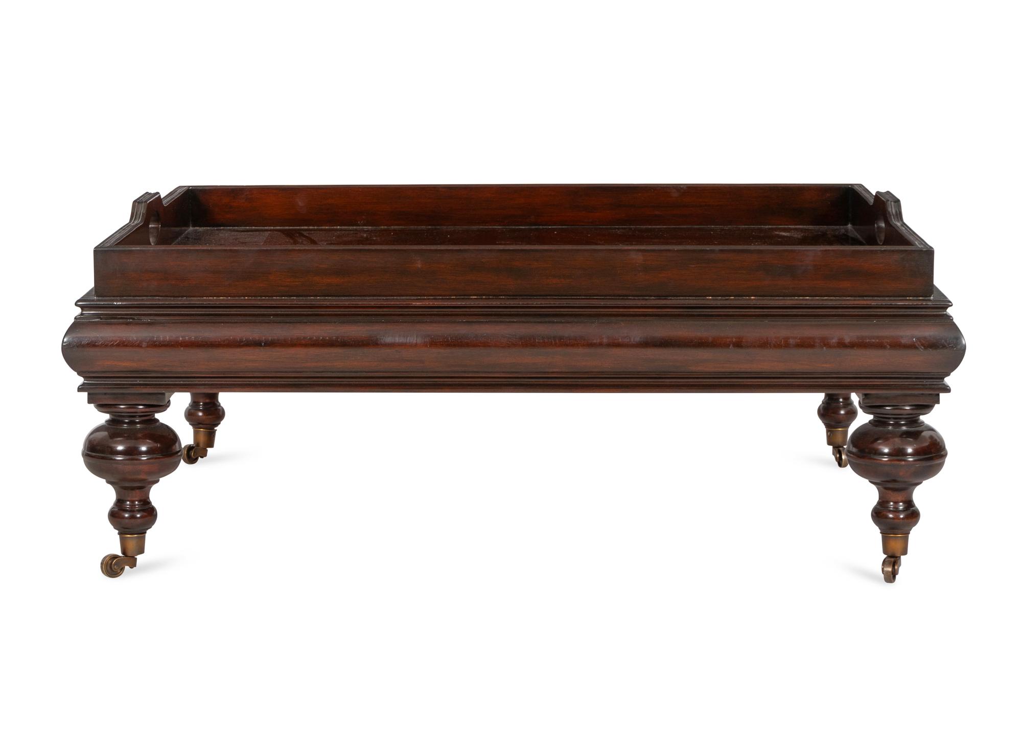 A Ralph Lauren Mahogany Cocktail Table