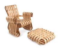 Power Play Lounge Chair and Ottoman Knoll, USA