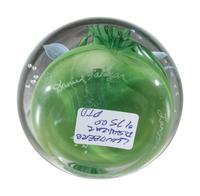 Six Floral and Figural Art Glass Paperweights