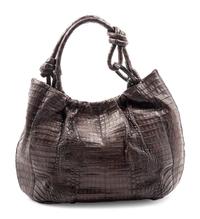 Nancy Gonzalez Crocodile Hobo Tote Bag, 1990-2000s