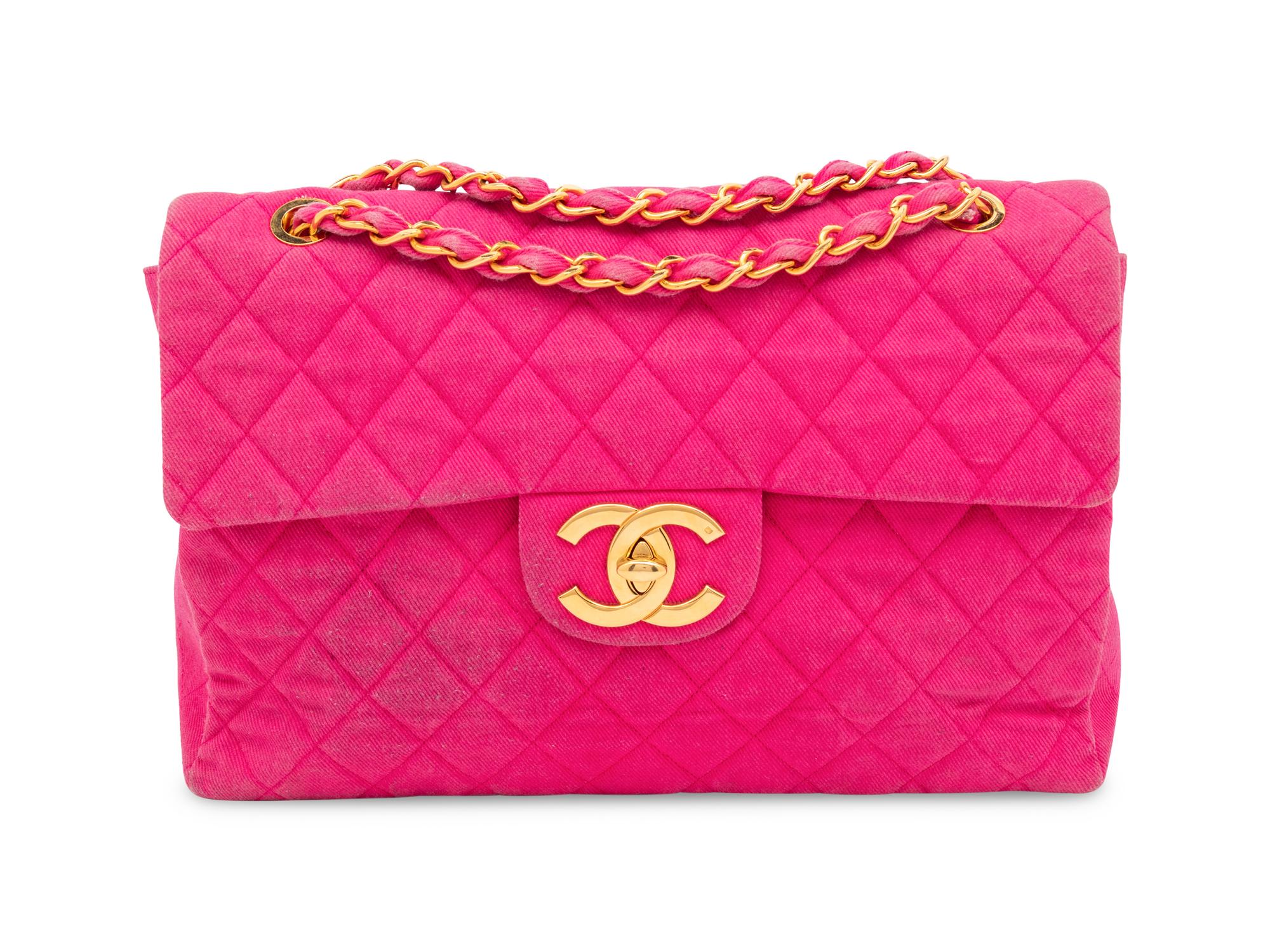 Chanel, Pink Jumbo Flap Bag, A/W 1991