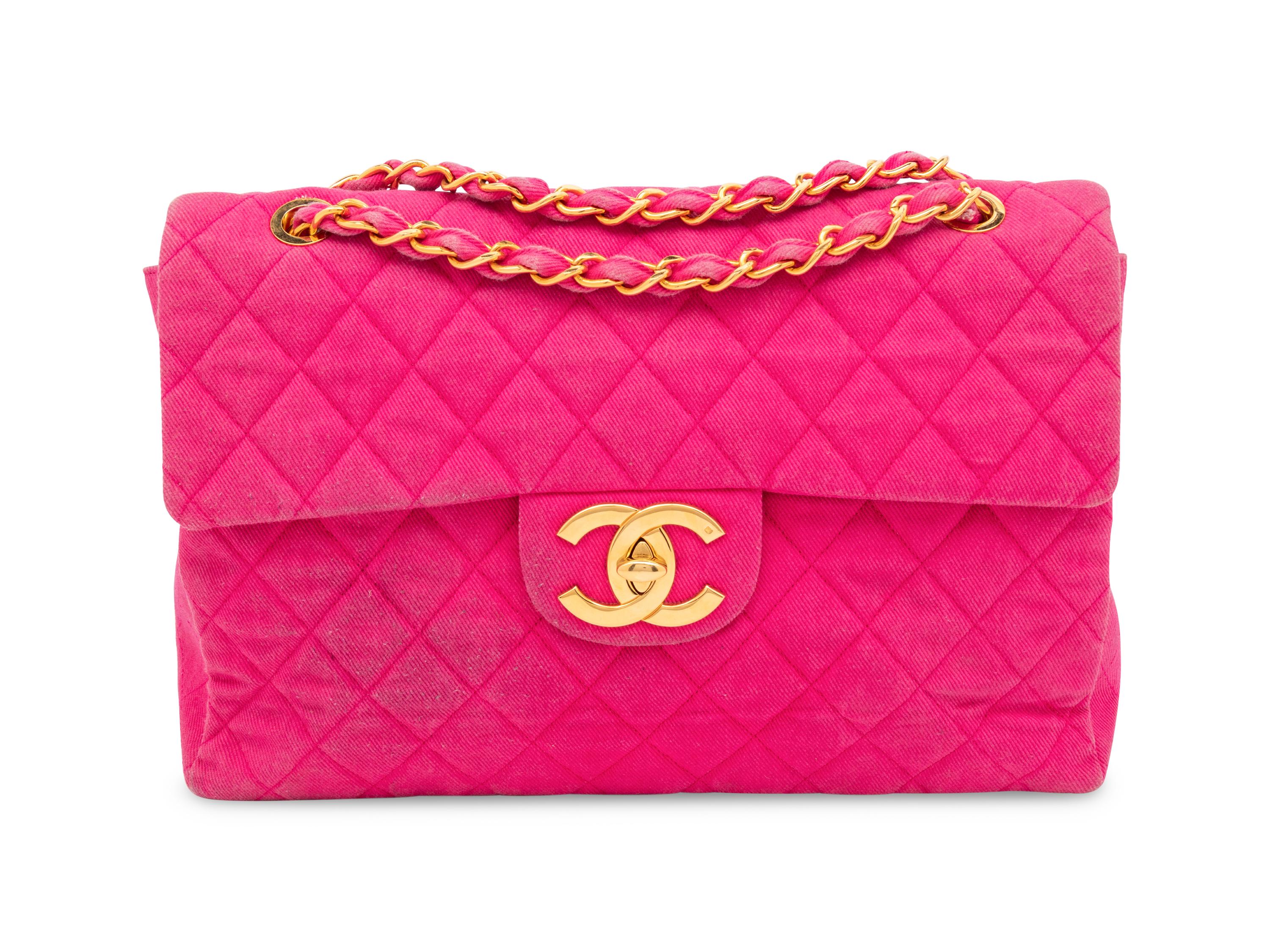 Chanel, Pink Jumbo Flap Bag, A/W 1991