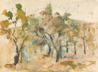 Walter Biggs, (American, 1886–1968), A Group of Four Assorted Works on Paper