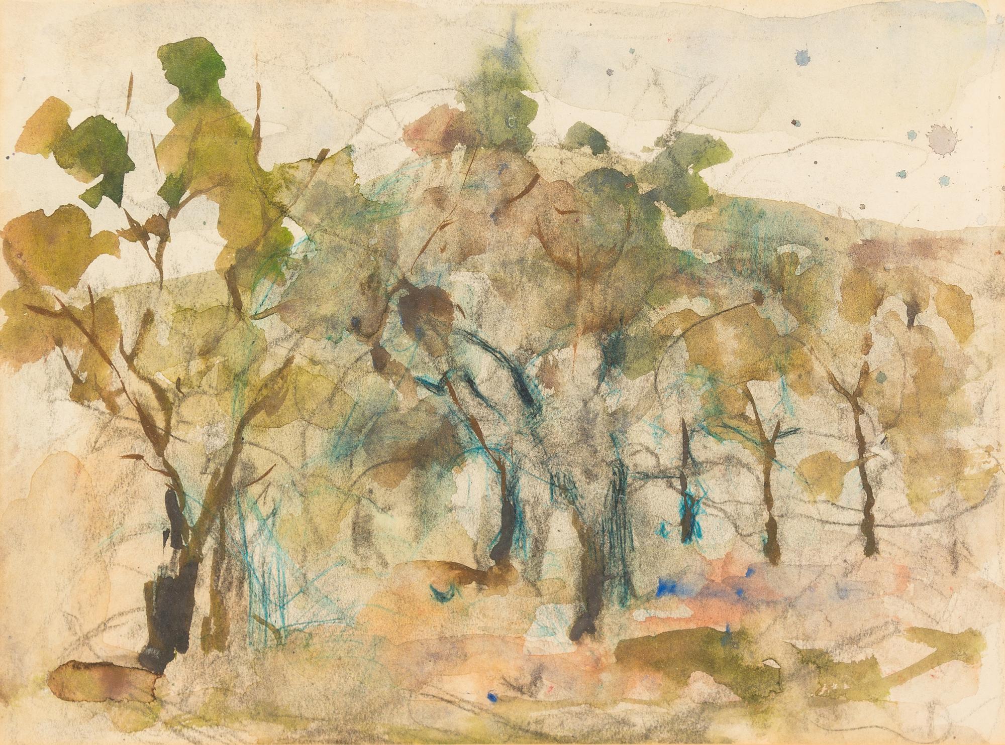 Walter Biggs, (American, 1886–1968), A Group of Four Assorted Works on Paper