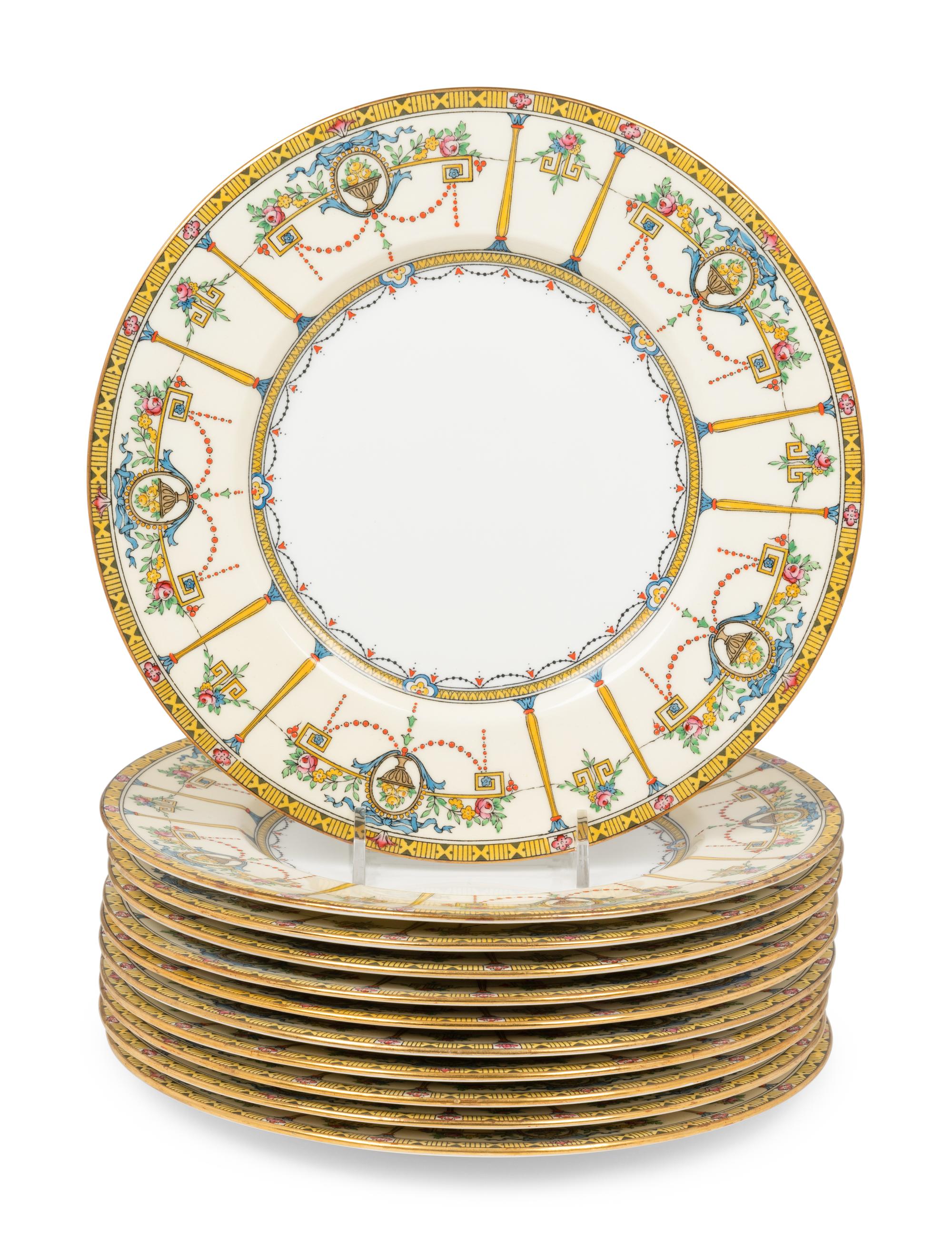 Two Sets of Minton Porcelain Plates