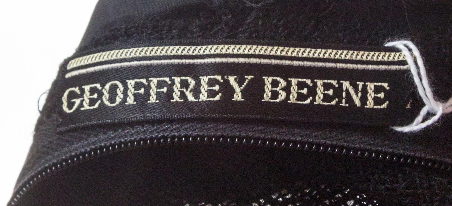 A Geoffrey Beene Black Wool Dress,