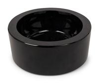 A Lalique Opaque Black Glass Bowl