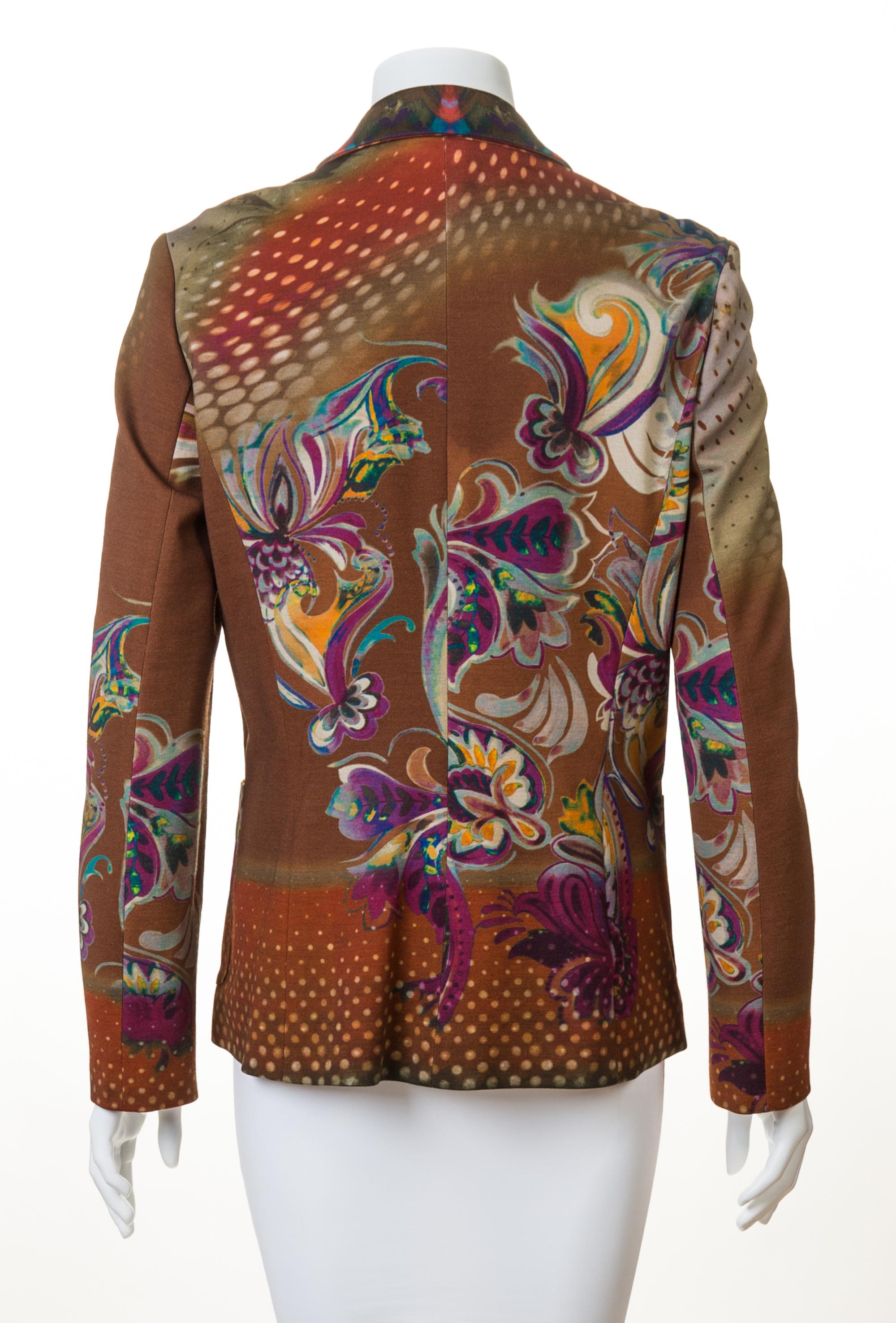 An Etro Multicolor Jacket, Size 46.
