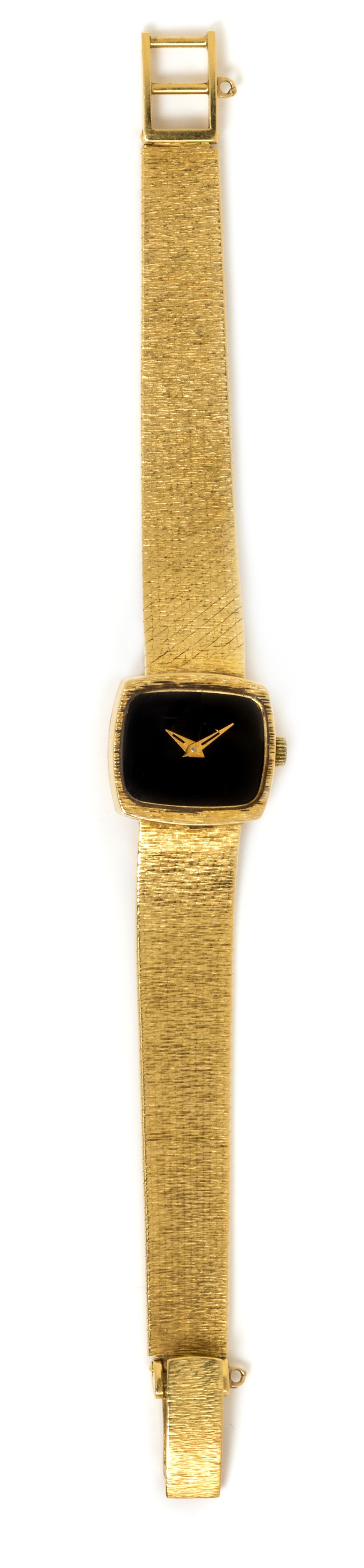 BAUME & MERCIER, 18K YELLOW GOLD WRISTWATCH