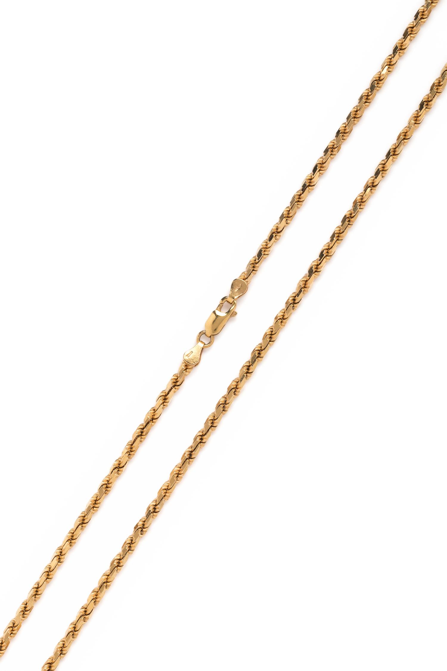 YELLOW GOLD NECKLACE