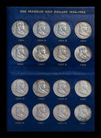 A Collection of 111 United States Benjamin Franklin Half-Dollars