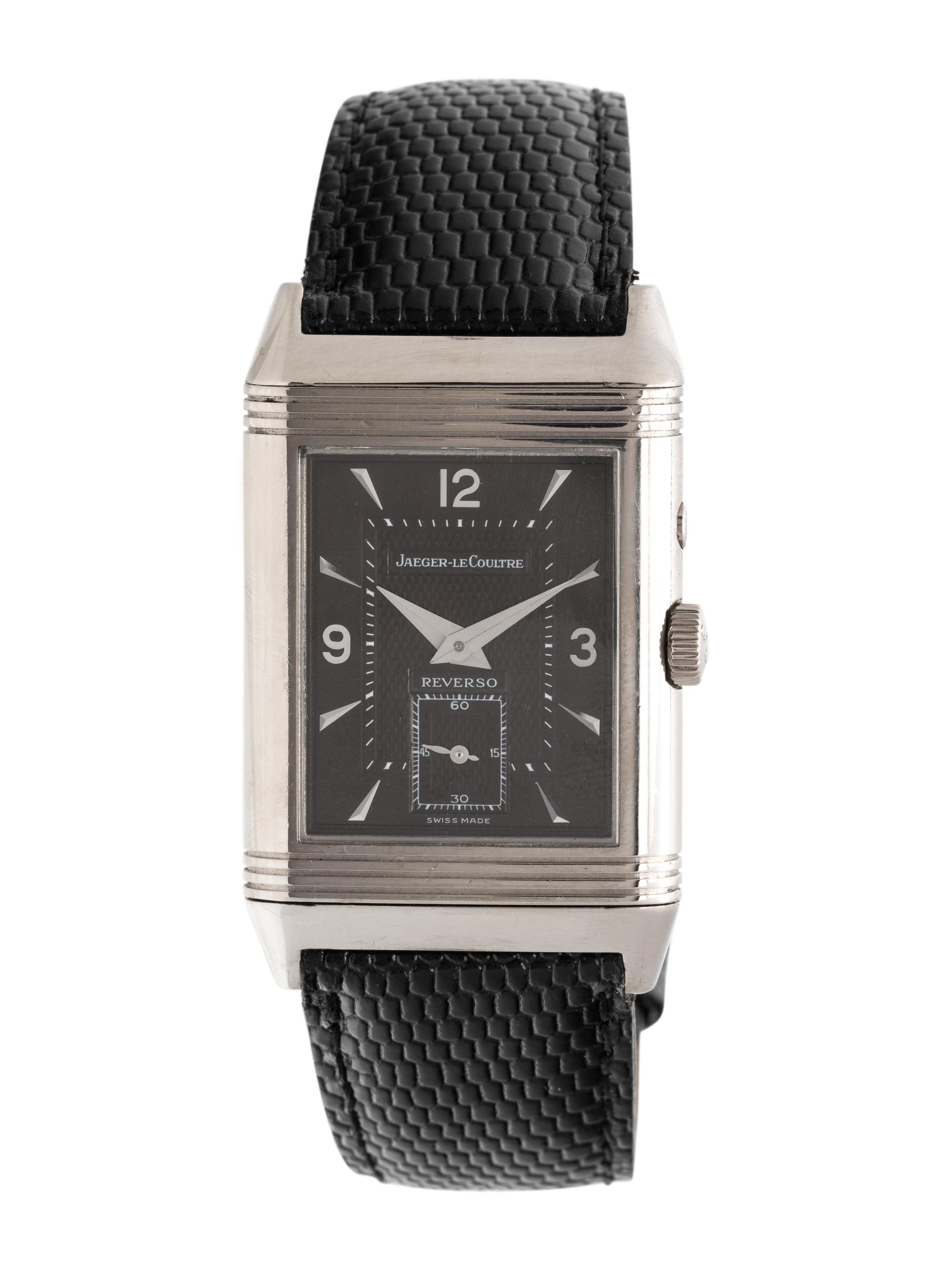 JAEGER-LeCOULTRE, REF. 270.2.54 18K WHITE GOLD 'DUOFACE REVERSO' WRISTWATCH