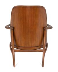 A Palecek 7361-74 Woodland Veneer Back Chair