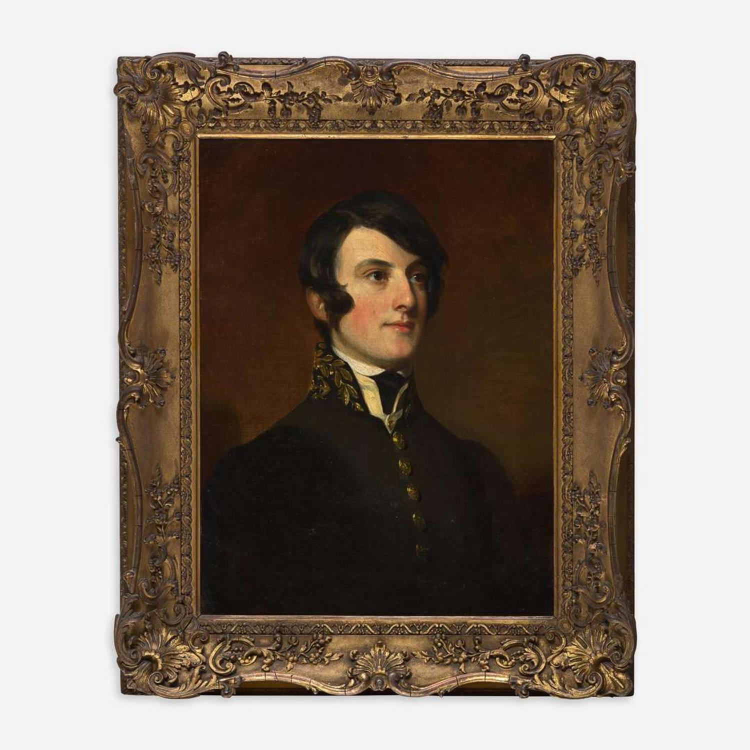American School 19th century Portrait of a Young Naval Midshipman, circa 1835
