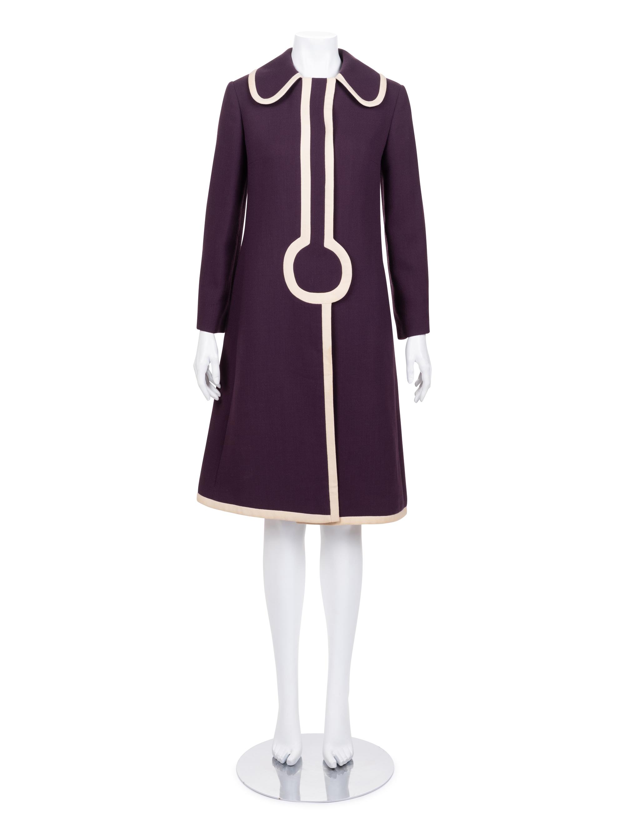 Pierre Cardin Wool Coat, 1960-70s