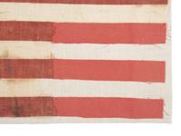 [FLAGS]. 39-star parade flag with triple medallion star pattern. Ca 1889-1890.
