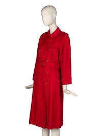 Burberry Red Raincoat