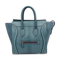 CELINE, BLUE PYTHON LUGGAGE BAG