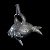 A Chimu Crab Effigy Vessel