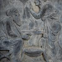 Four Lead Wall Plaques Depicting the Four Ages of Man Attributed to Bertel Thorvaldsen (Danish, c. 1770-1844)