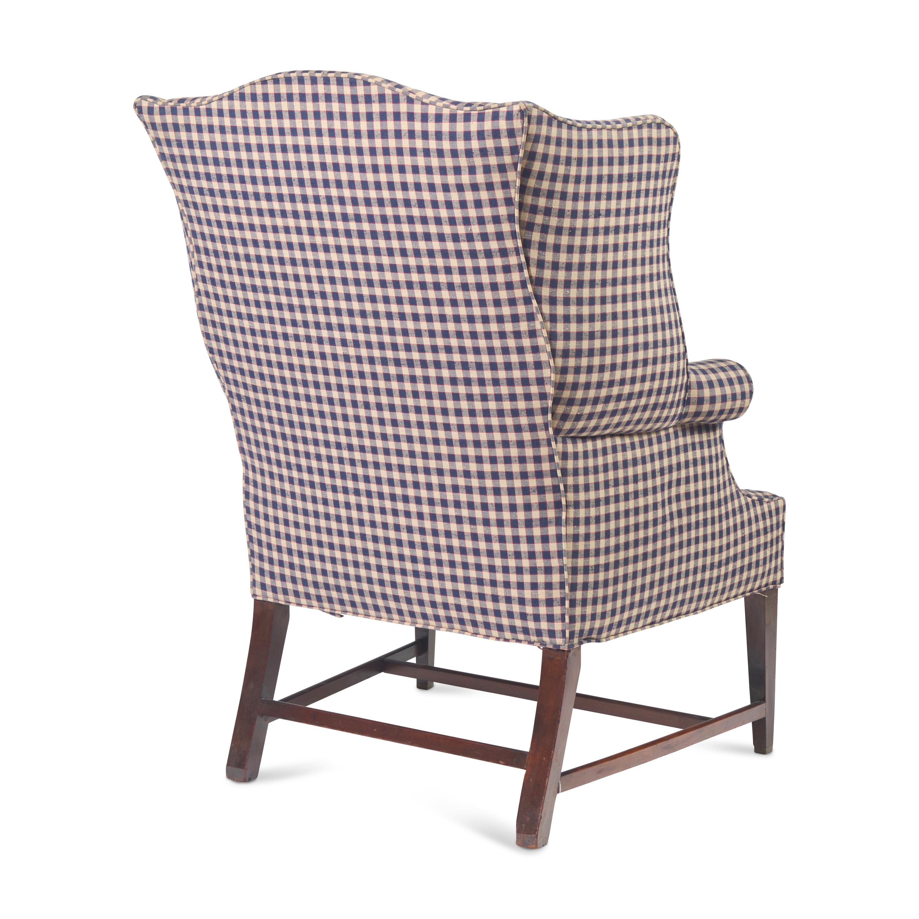 A Federal Inlaid Mahogany Easy Chair