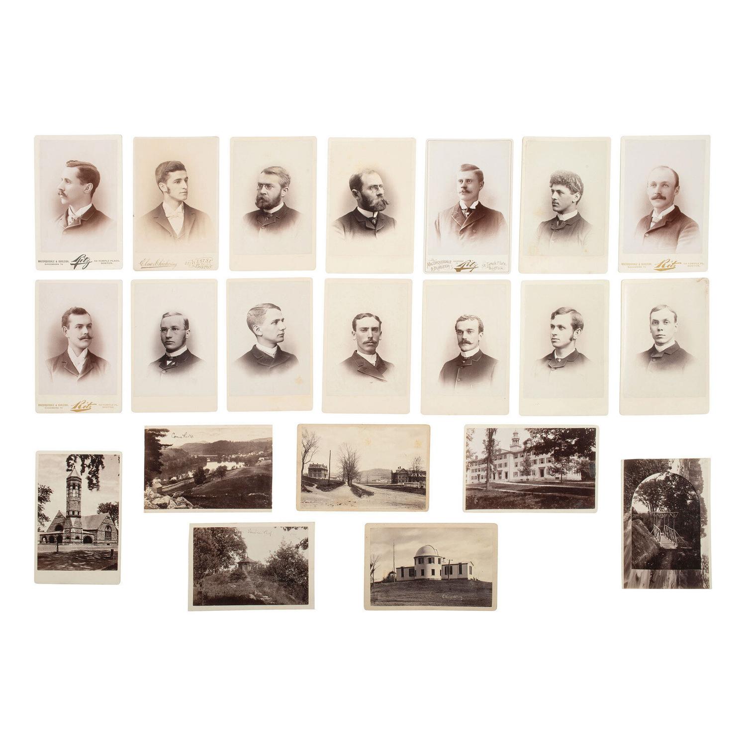 [Early Photography]. A group of 128 Items, including photographs of abolitionists, clergy, and academics.