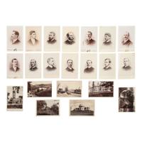 [Early Photography]. A group of 128 Items, including photographs of abolitionists, clergy, and academics.