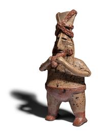 A Jalisco Terracotta Flute Player