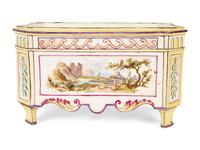 A French Faience Rectangular Jardinière