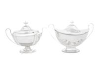 Two English Silver-Plate Tureens