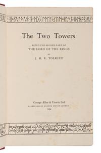 TOLKIEN, John Ronald Reuel (1892-1973). [The Lord of the Rings trilogy:] The Fellowship of the Ring . 1954. -- The Two Towers . 1954. -- The Return of the King . 1955. All London: Allen & Unwin Ltd.