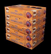 A Group of Five 1995-96 Topps Series One Basketball Card Boxes
