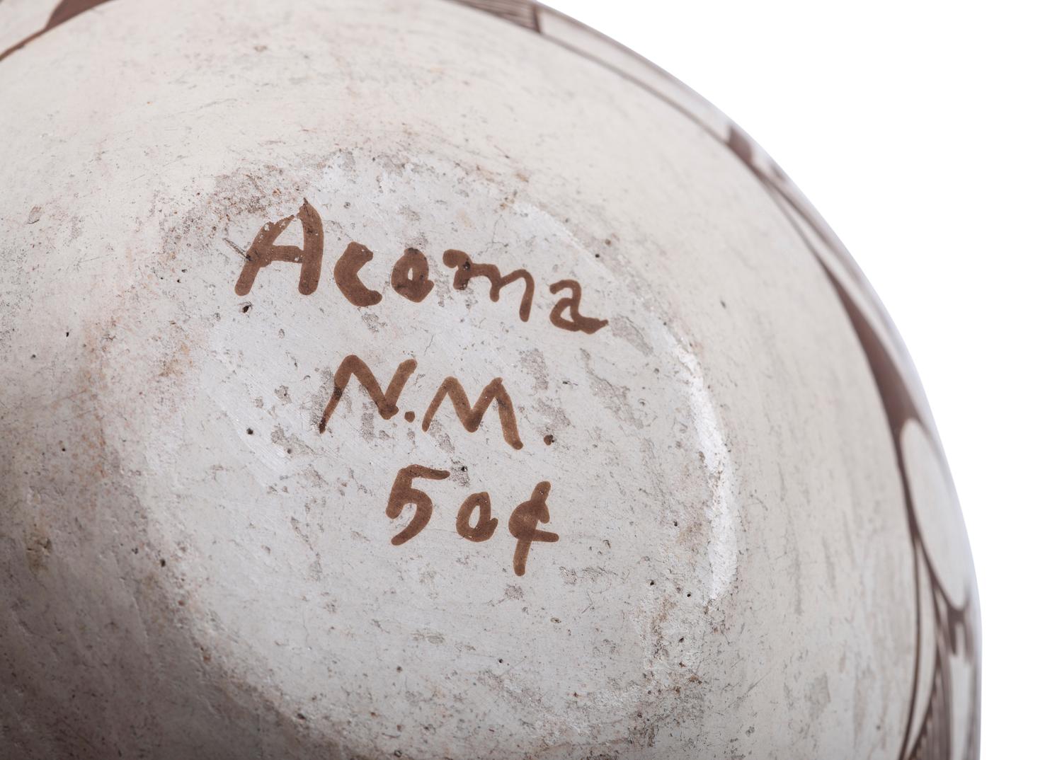 Kewa and Acoma Polychrome Pottery Jars