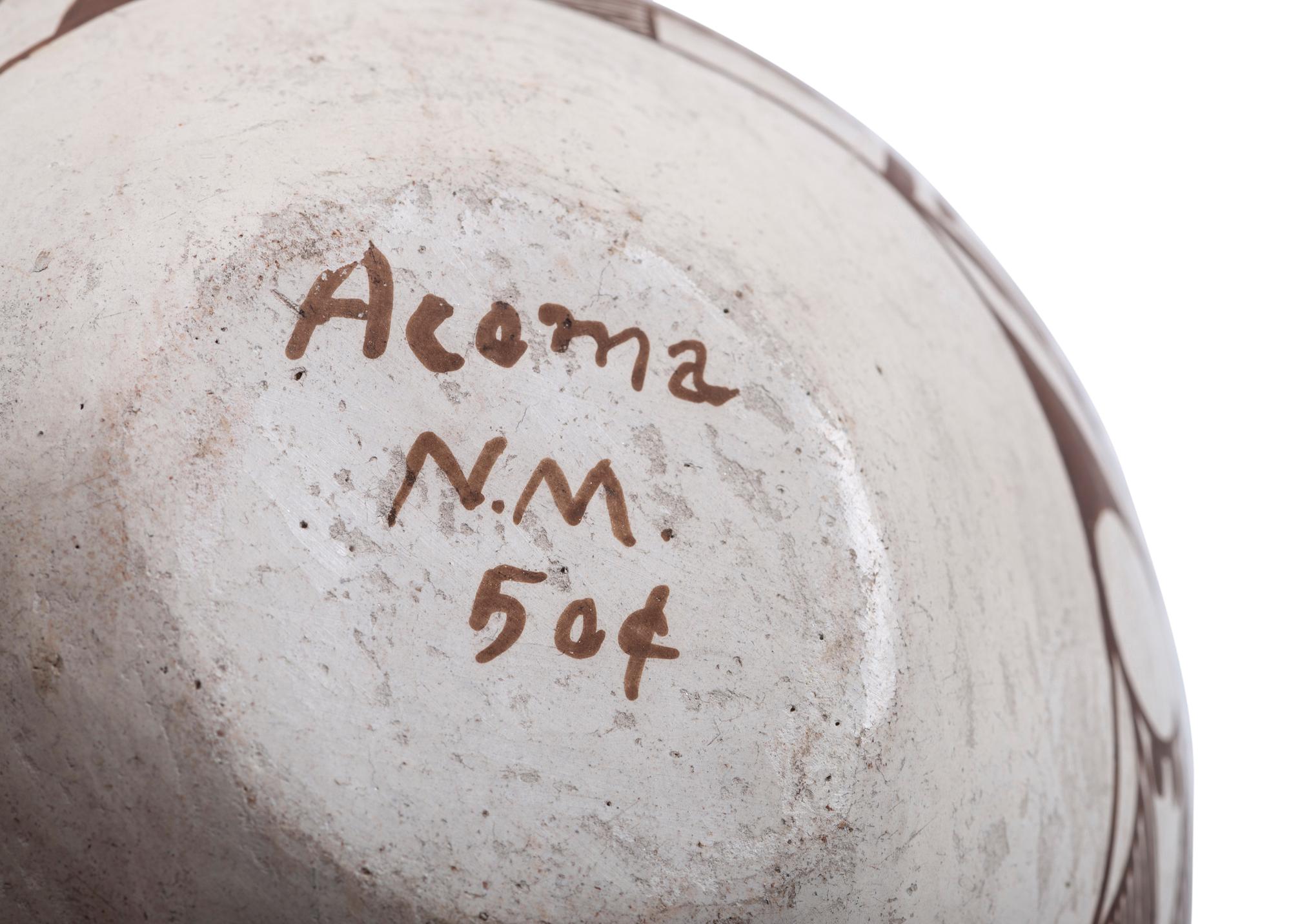 Kewa and Acoma Polychrome Pottery Jars