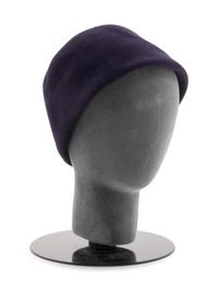 Yves Saint Laurent Dark Purple Cloche Hat, 1970s