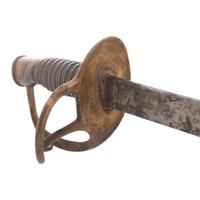 The Broken US Model 1860 Light Cavalry Saber of G.C. Sabine of the 1st DC Calvary, POW - Featured in North-South Trader Magazine