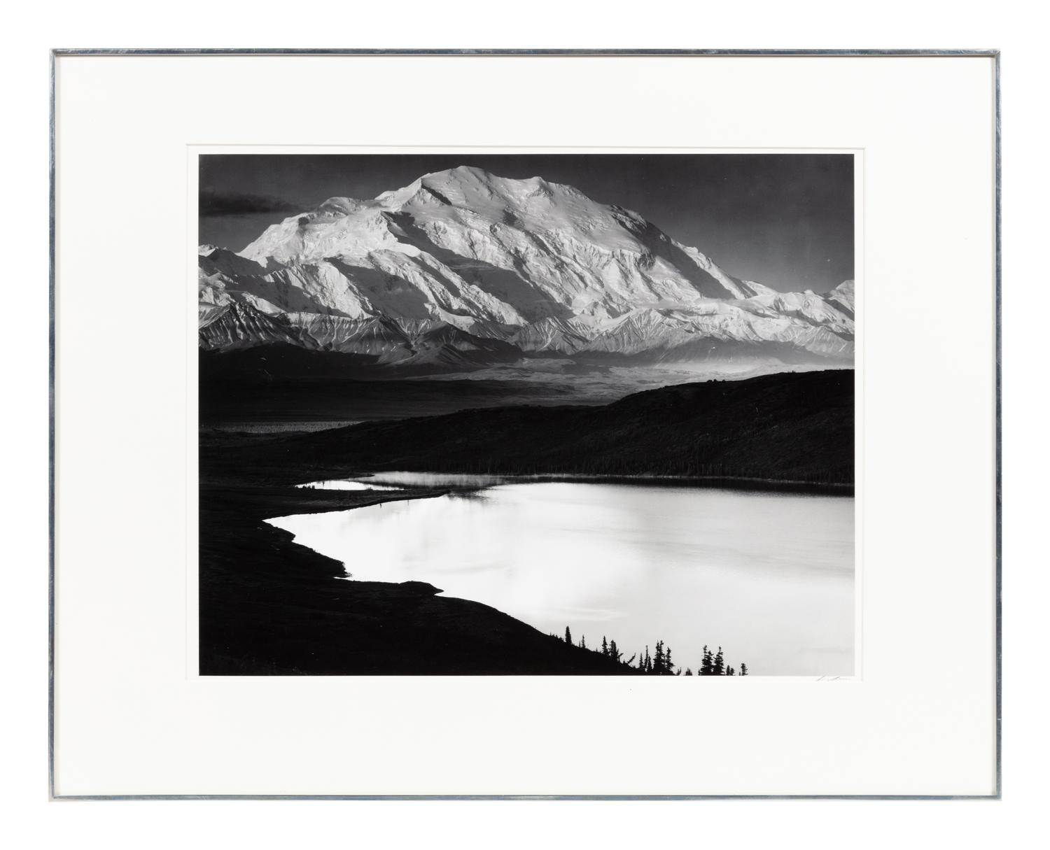 Ansel Adams (1902-1984) Mount McKinley and Wonder Lake, Denali National Park, Alaska, 1947