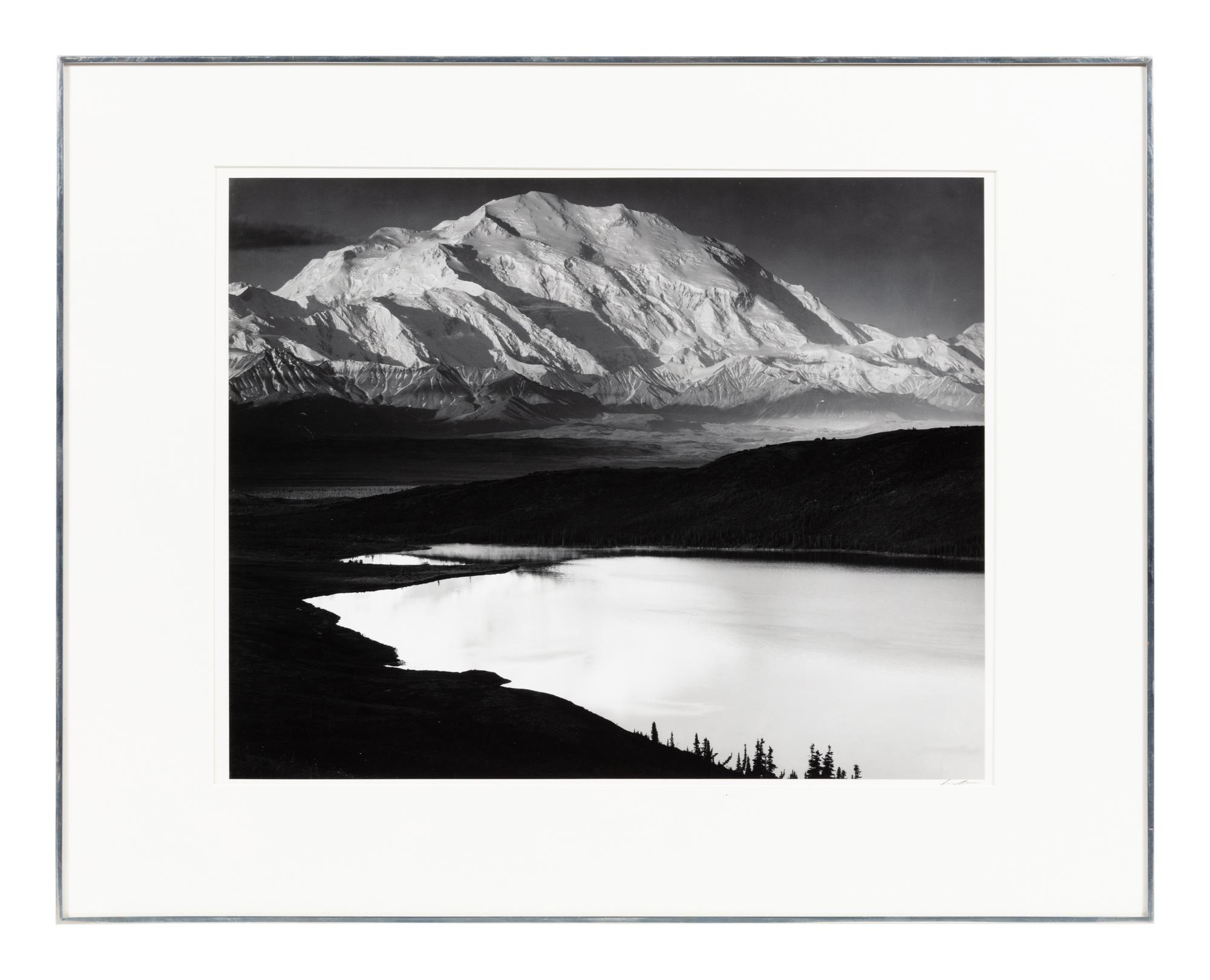 Ansel Adams (1902-1984) Mount McKinley and Wonder Lake, Denali National Park, Alaska, 1947