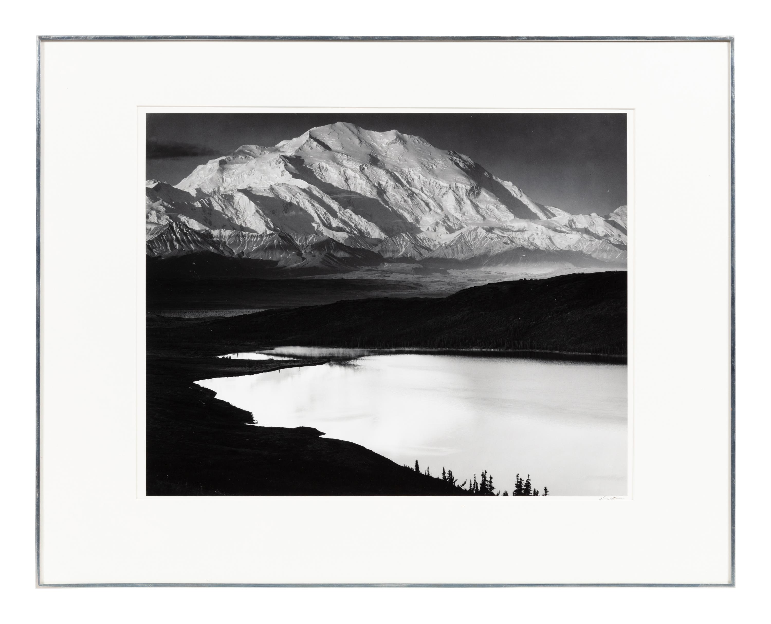Ansel Adams (1902-1984) Mount McKinley and Wonder Lake, Denali National Park, Alaska, 1947