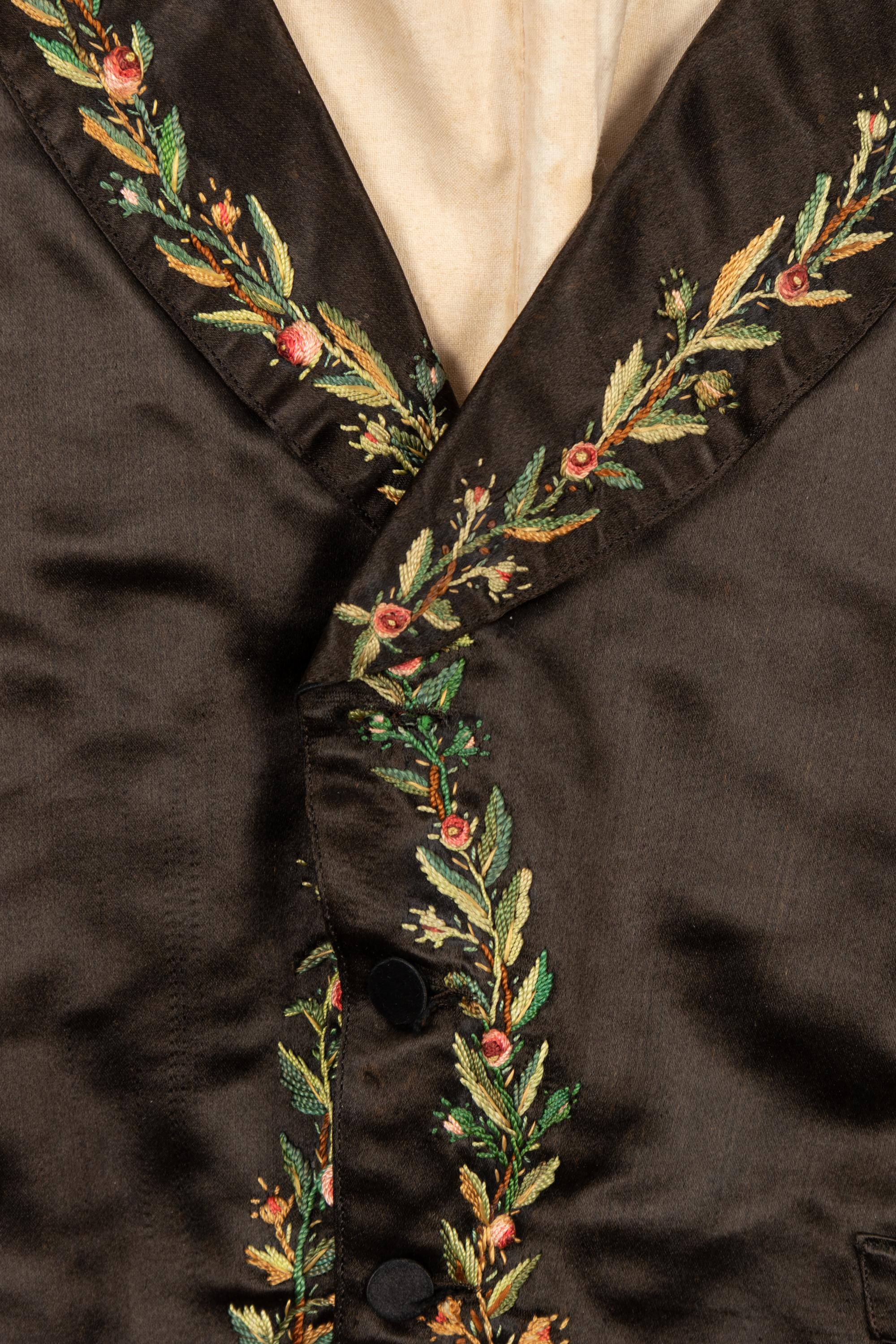 Four Men's 19th Century Waistcoats/Vests, 1840-1900