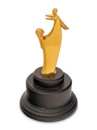 A 1984 Spirit of Love Trophy Awarded to Mike Ditka by Little City Foundation Formerly Displayed at Mike Ditka's Restaurant